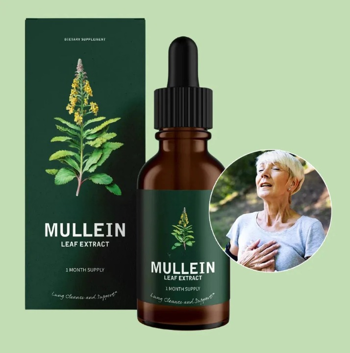 Mullein + Chlorophyll. (Detox Your Lungs)